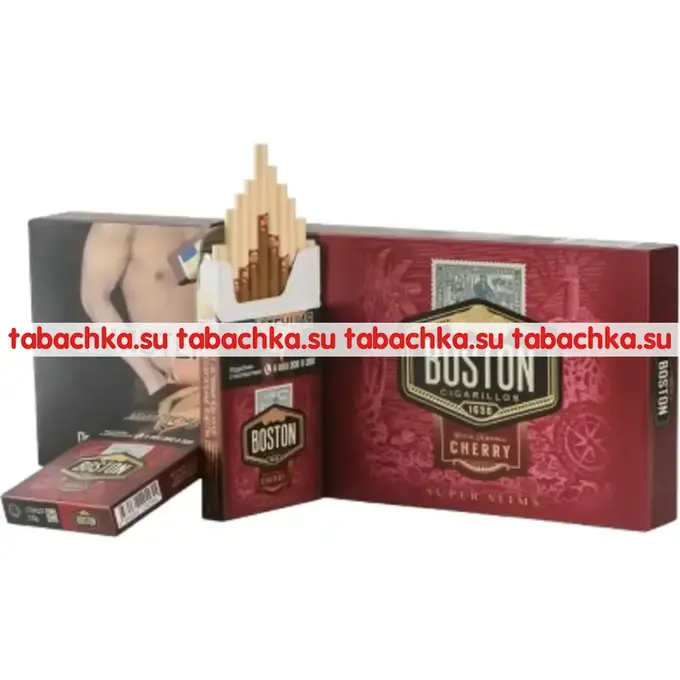 Сигареты Boston Cherry Superslims Сигареты Boston Cherry Superslims